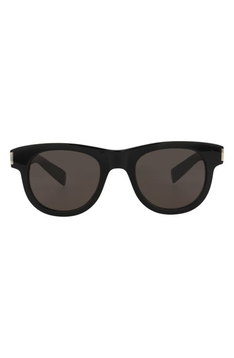 49mm Round Sunglasses