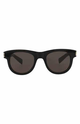 Saint Laurent 49mm Round Sunglasses