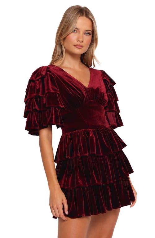 Petal And Pup Petal & Pup Agnes Ruffle Velvet Tunic