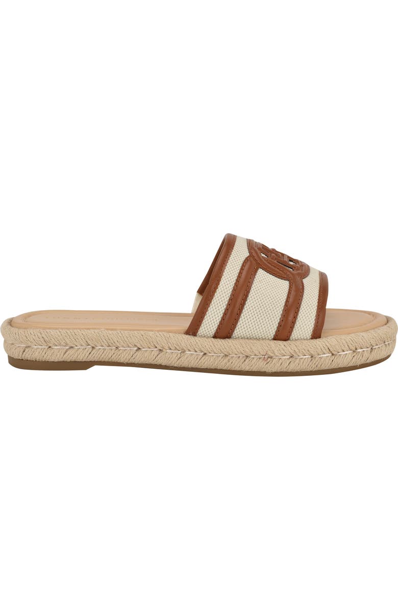 Tommy Hilfiger Hadjea Espadrille Slide Sandal, Alternate, color, Natural/ British Tan