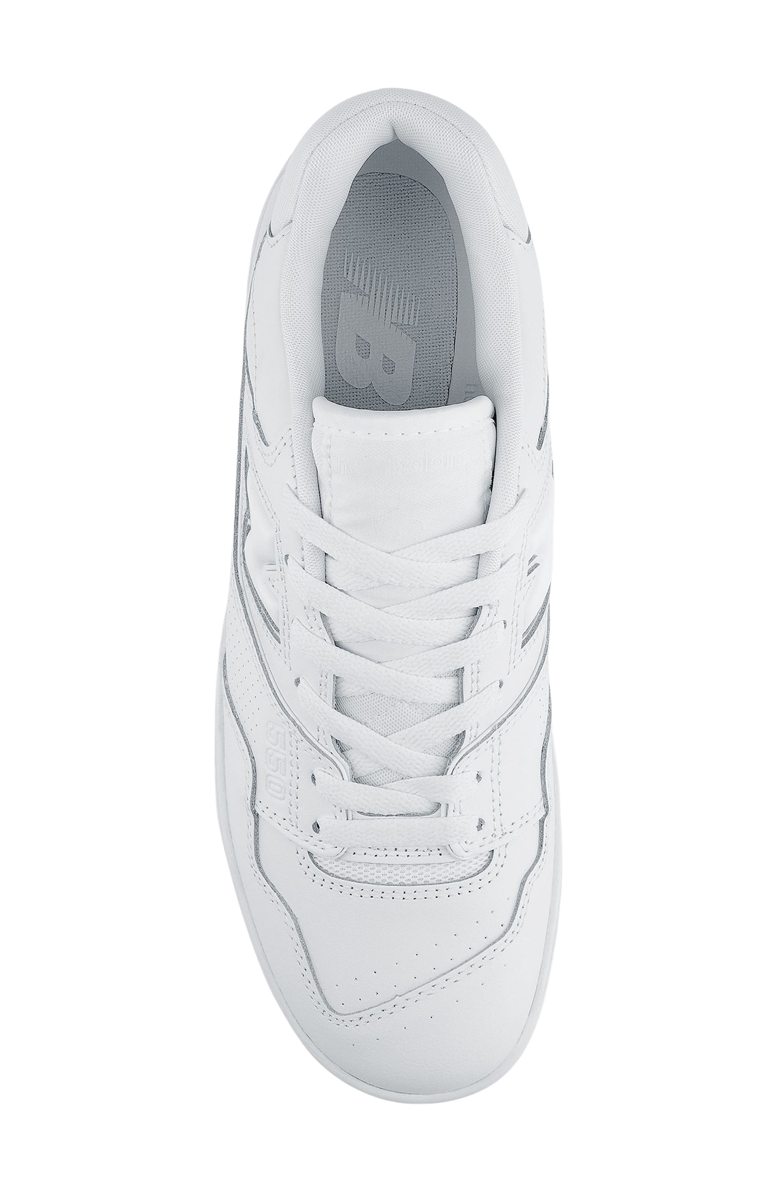 New Balance 550 Basketball Sneaker, Alternate, color, White/ White