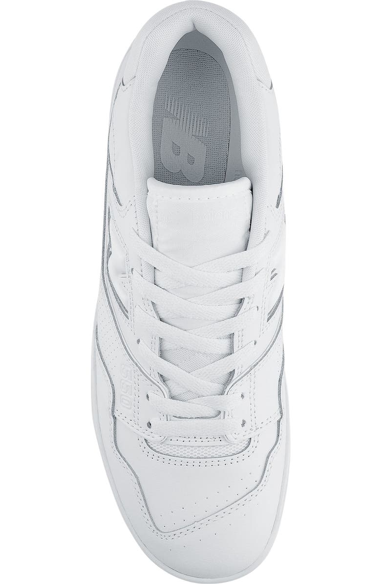 New Balance 550 Basketball Sneaker, Alternate, color, White/ White