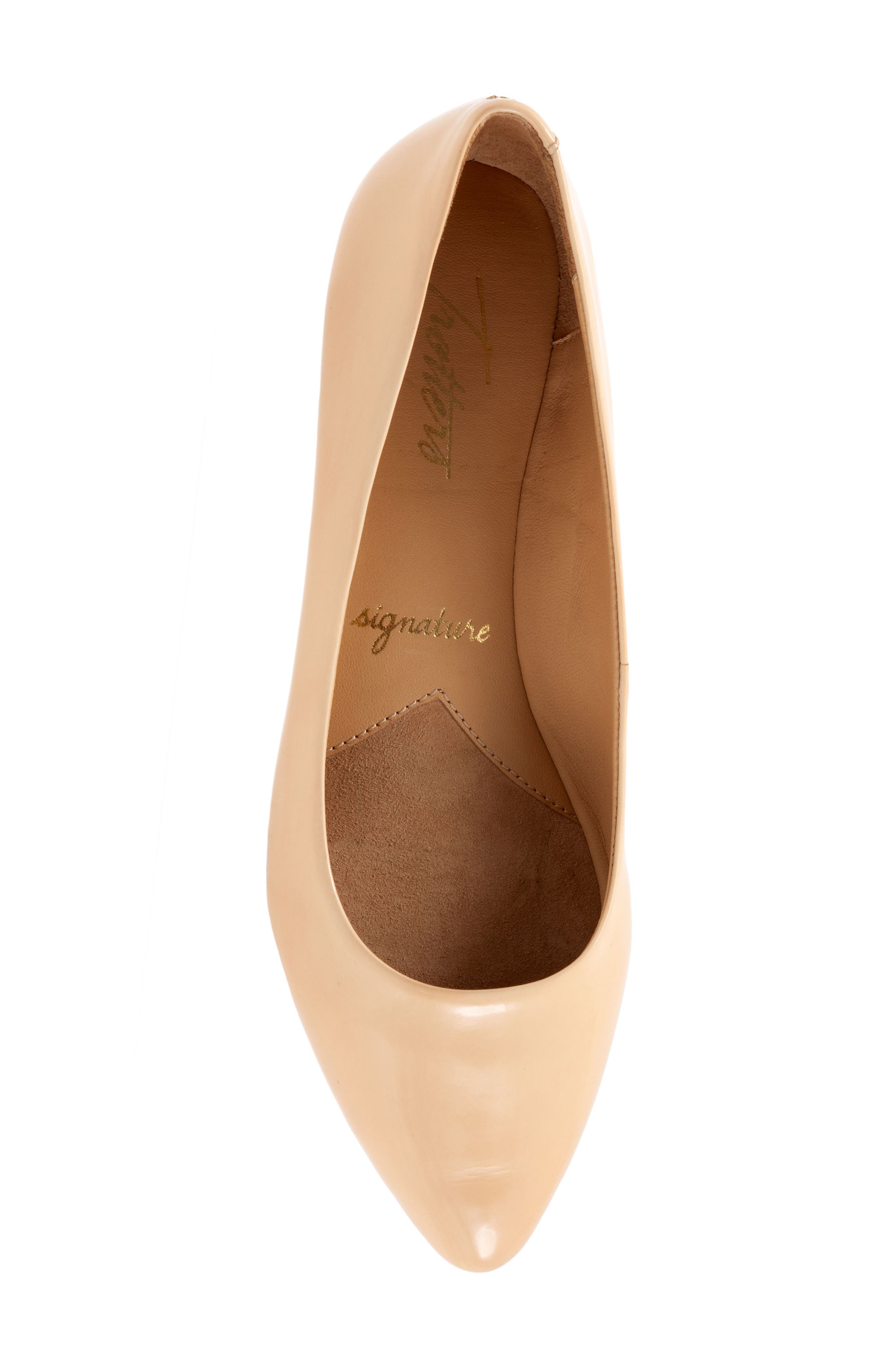 Estee Ballet Flat, Alternate, color, NUDE PATENT