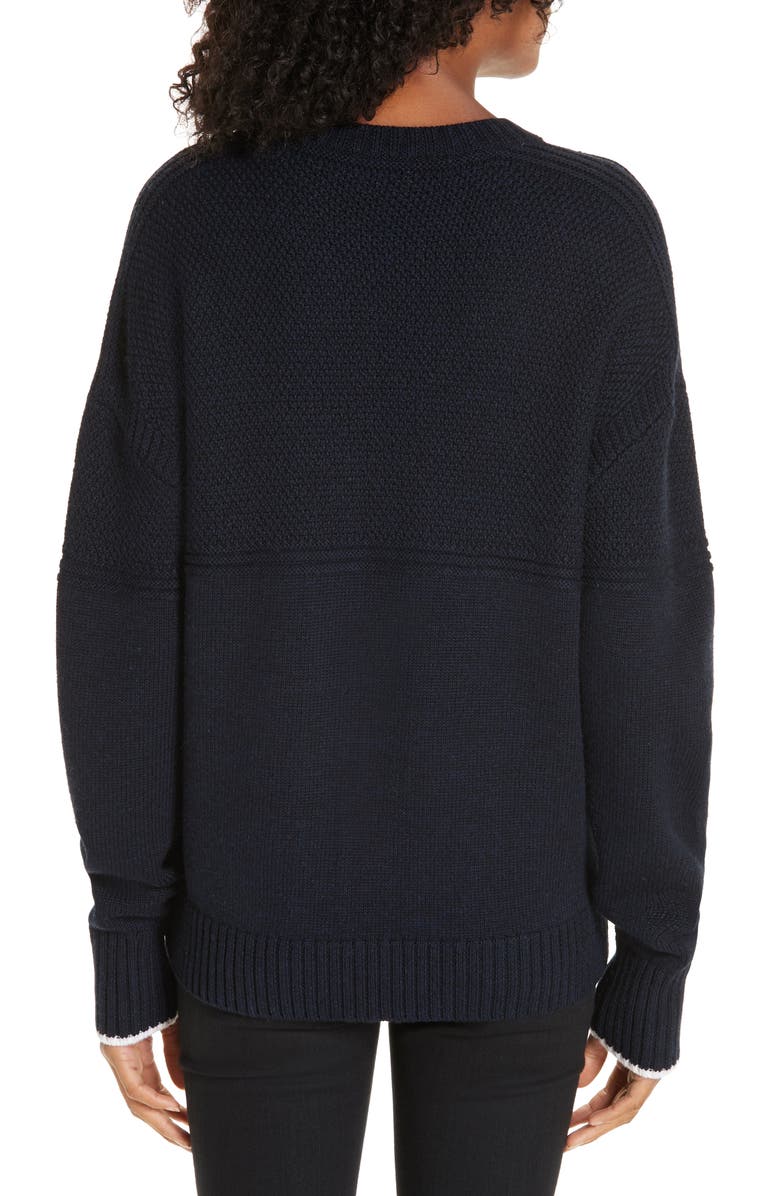 La Ligne Guensey Merino Wool Sweater, Alternate, color, 