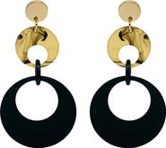 Toolally Swinging Circle Drop Earrings