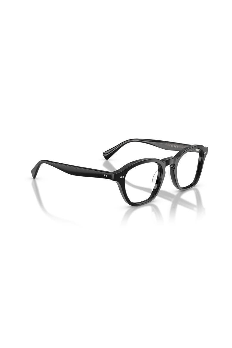 48mm Square optical glasses, Alternate, color, Black