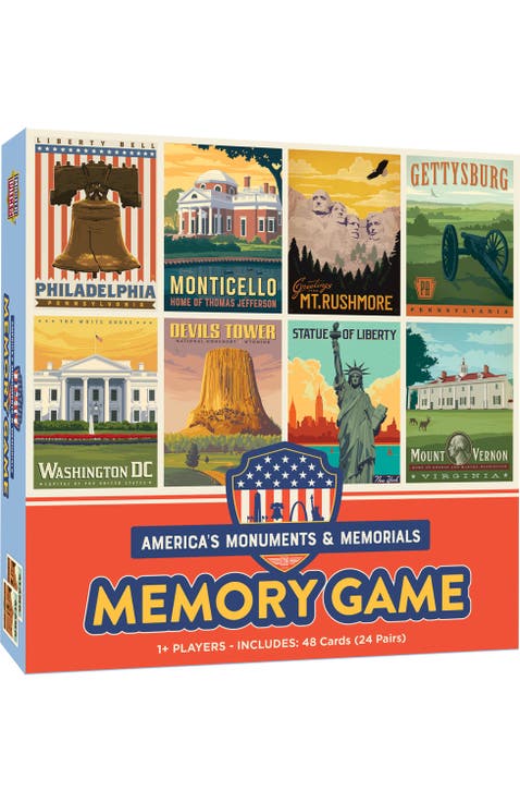 Monuments & Memorials Memory Game