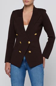 L'AGENCE Amelia Knit Blazer