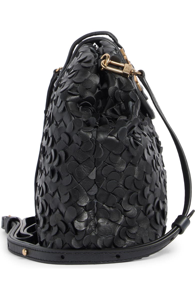 Sam Edelman Bianka Woven Leather Frame Clutch, Alternate, color,