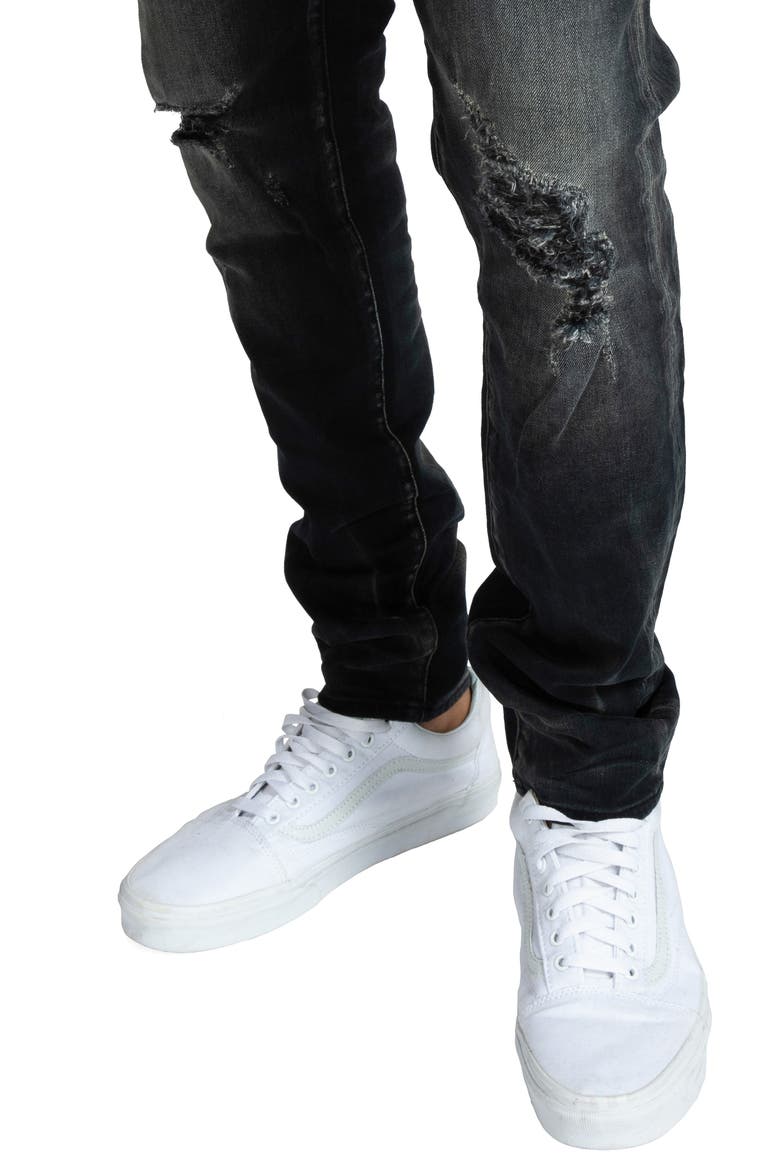 Warlock Ripped Skinny Fit Jeans, Alternate, color, BRIDGTON