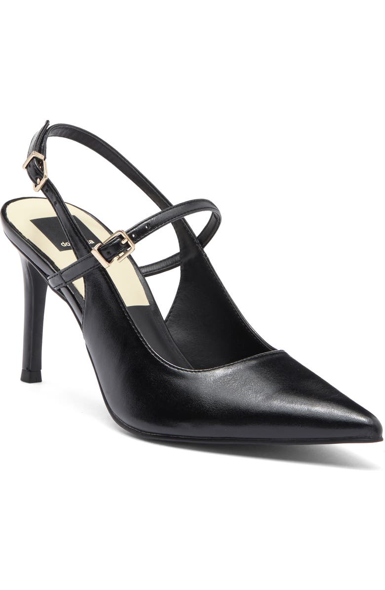 Dolce Vita Kieran Slingback Pump, Main, color, Black Patent Stella