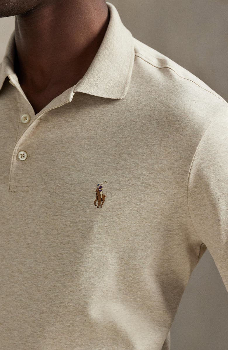 Polo Ralph Lauren Classic Fit Polo, Alternate, color, Expedition Dune Heather