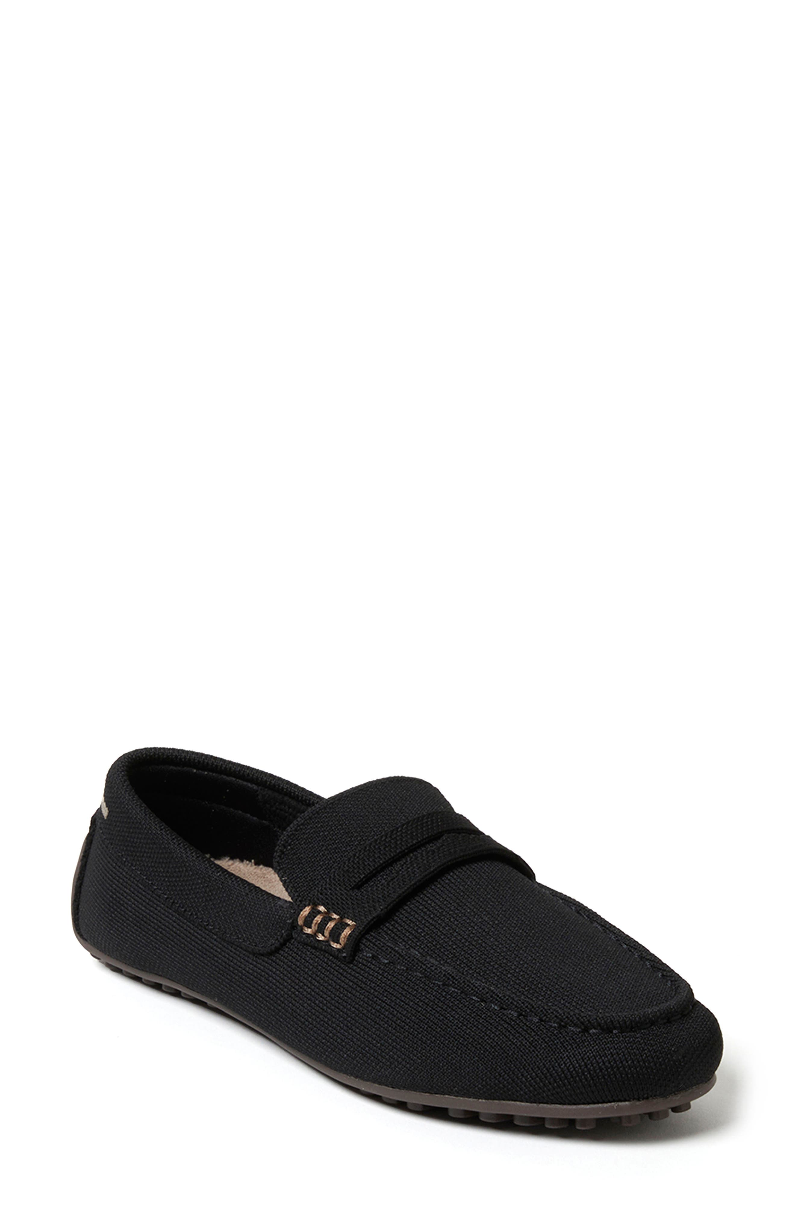 DEARFOAMS Hazel Stretch Knit Driving Loafer Slipper, Main, color, 