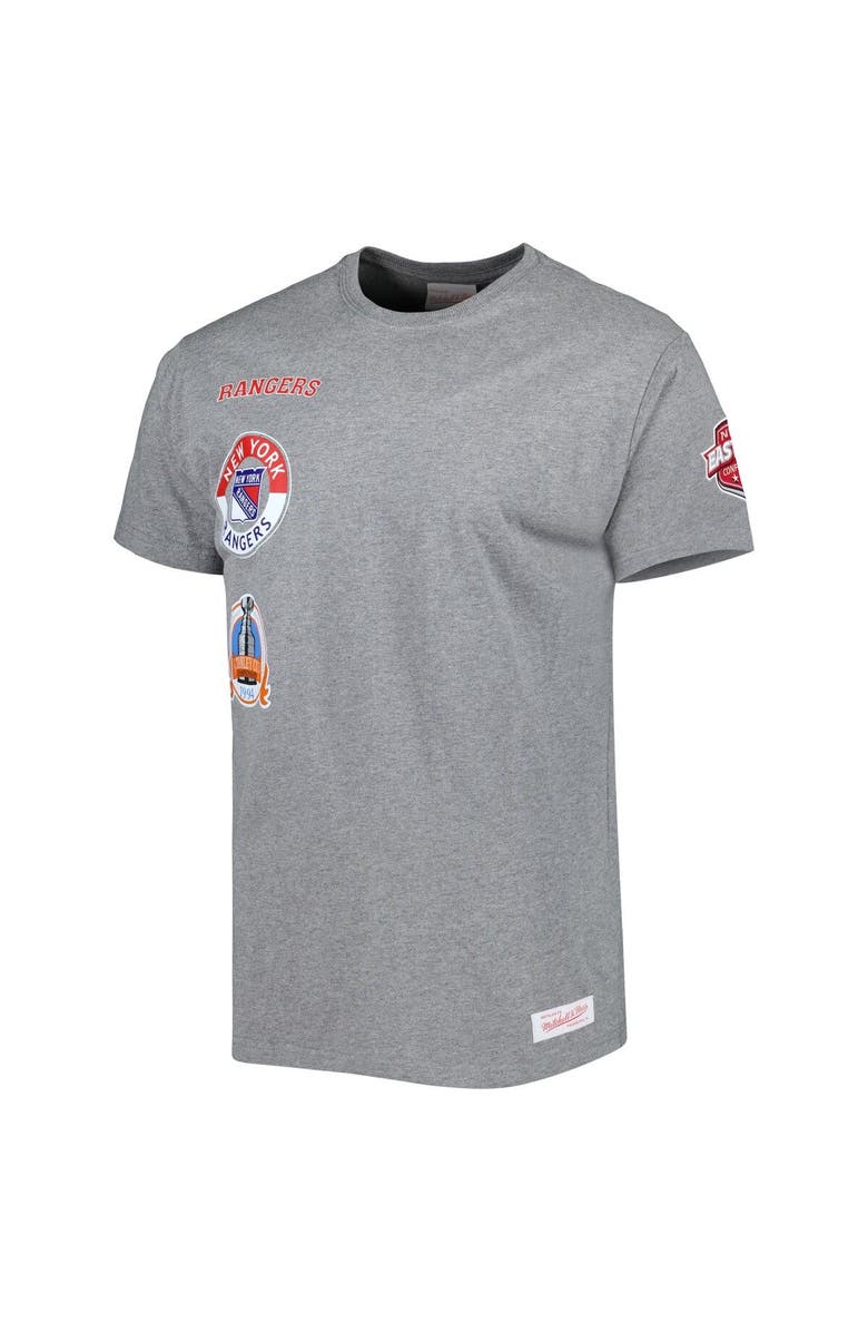 Mitchell & Ness Men's Mitchell & Ness Heather Gray New York Rangers City Collection T-Shirt, Alternate, color, Heather Gray