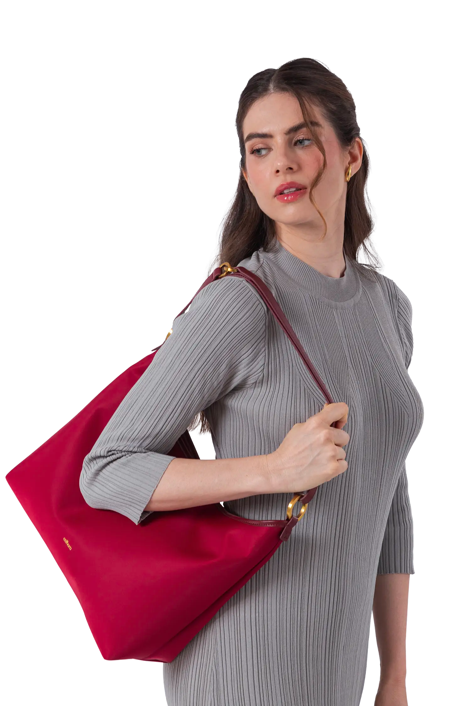 Esthera Rider Nylon Hobo Bag, Alternate, color, Green