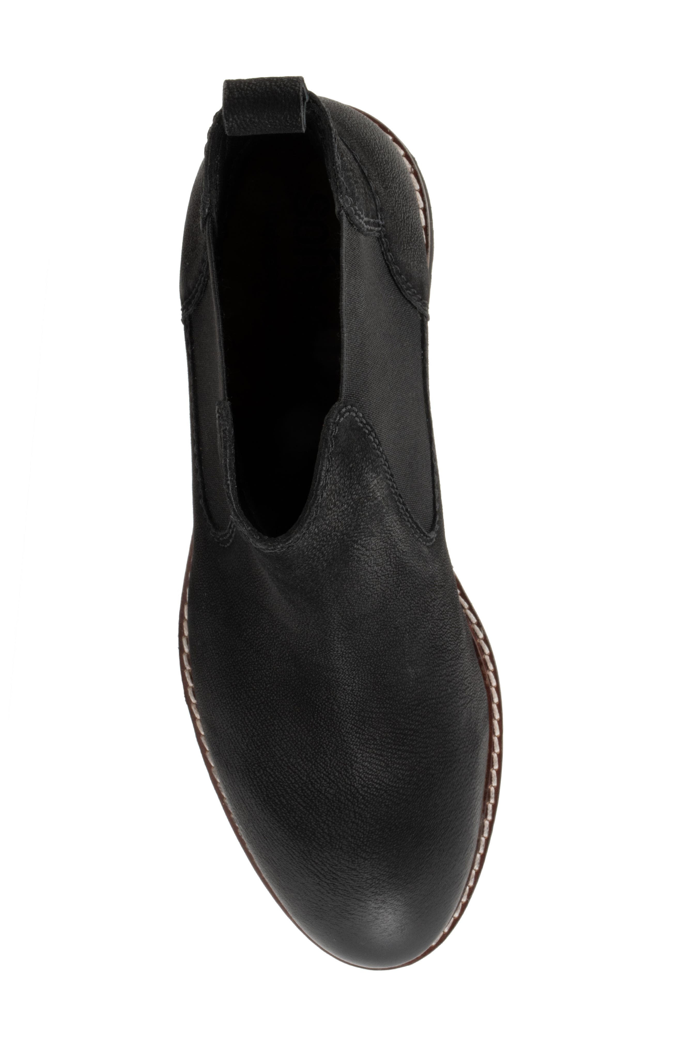 SoftWalk<sup>®</sup> Indy Chelsea Boot, Alternate, color, Black Nubuck