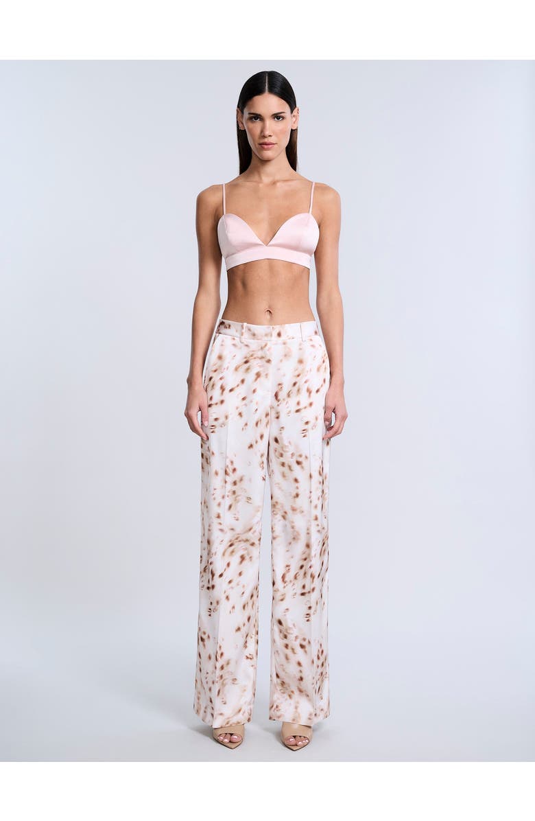 BCBGMAXAZRIA Animal Print Relaxed Pant, Alternate, color, Brown Sugar Animal Print