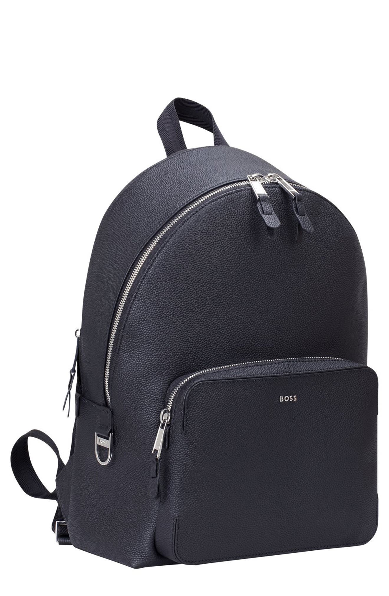 BOSS Highway Leather Backpack, Main, color, 