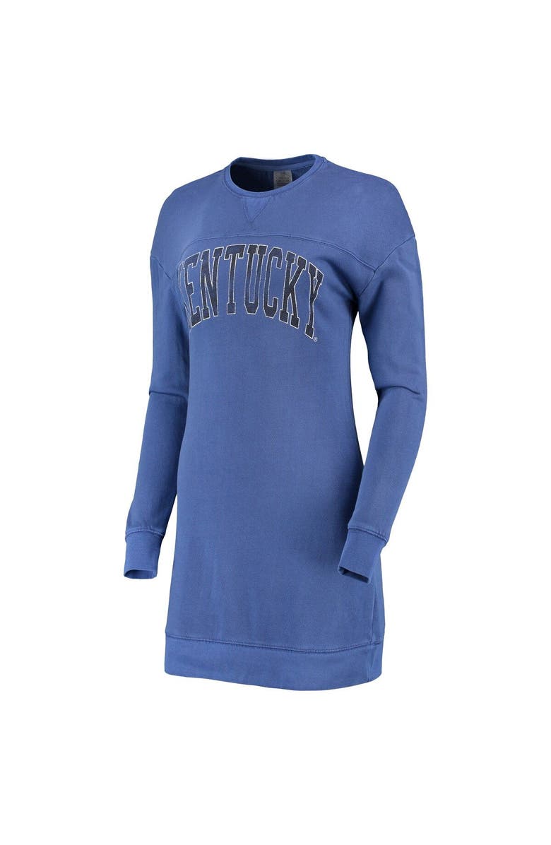 GAMEDAY COUTURE Women's Gameday Couture Royal Kentucky Wildcats 2-Hit Sweatshirt Mini Dress, Alternate, color, 