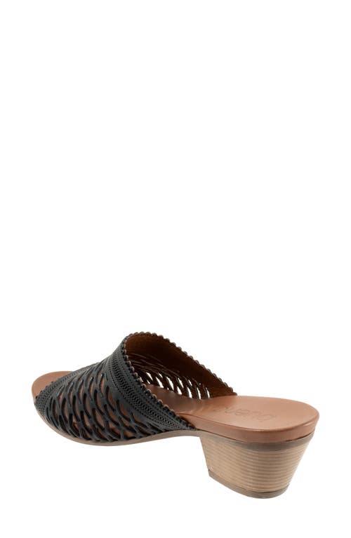 Bueno Lillian Block Heel Sandal In Black