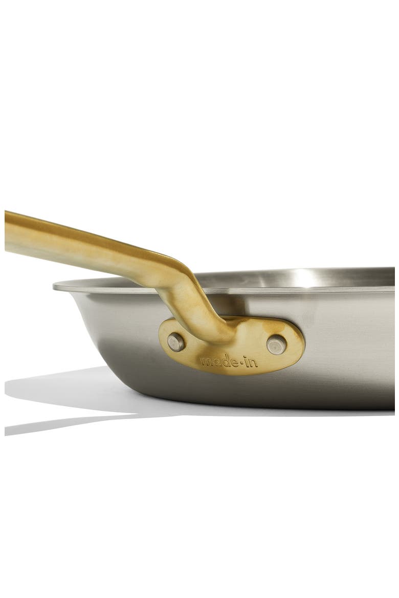 Stainless Clad 12-Inch Fry Pan, Alternate, color, STAINLESS