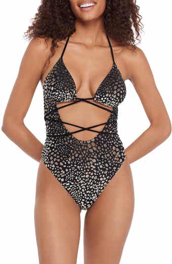 Strappy Cutout One-Piece Swimsuit
