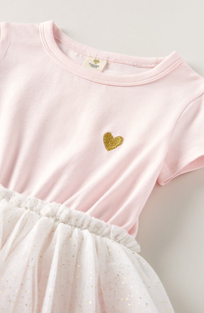 Tucker + Tate Heart Tutu Dress, Alternate, color, Pink Balm- White