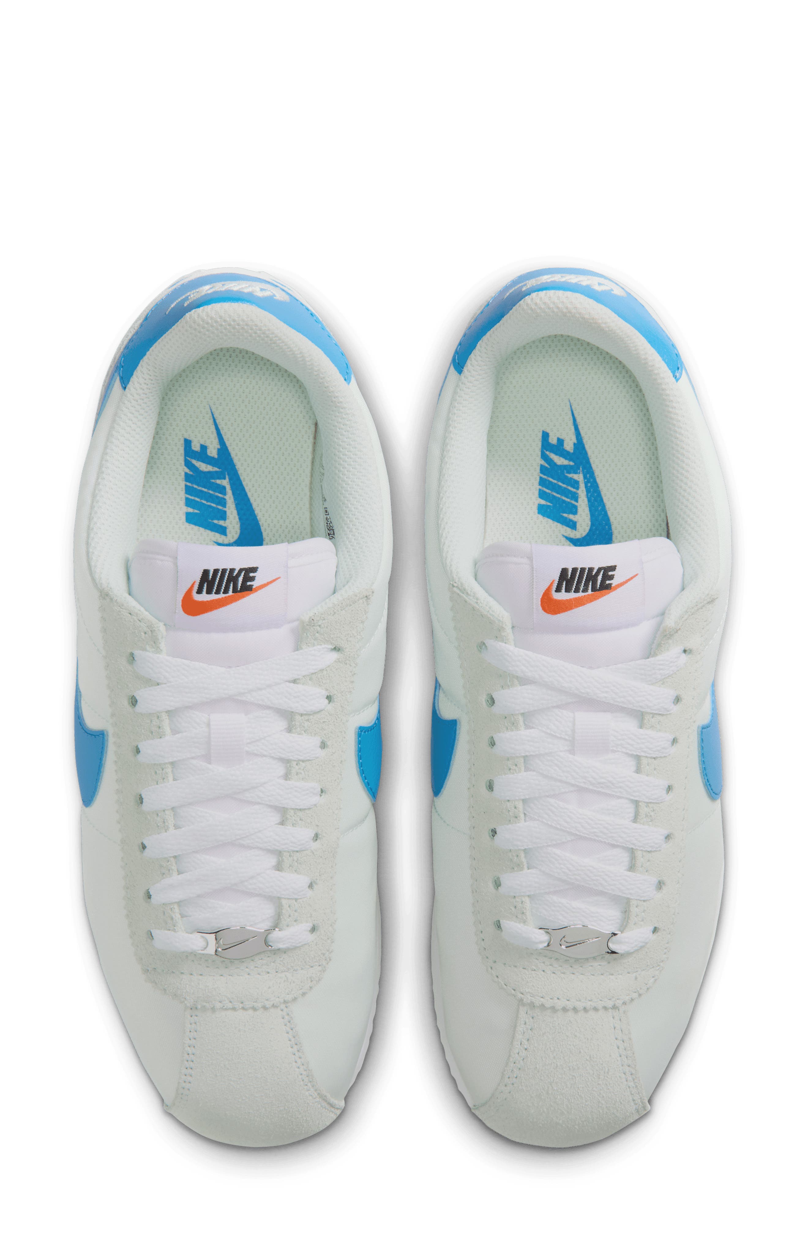 Cortez TXT Sneaker, Alternate, color, BARELY GREEN/ WHITE/ BLUE
