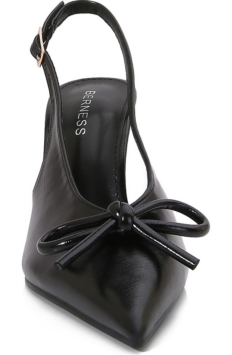 BERNESS Edda Pointed Toe Slingback Pump, Alternate, color, Black