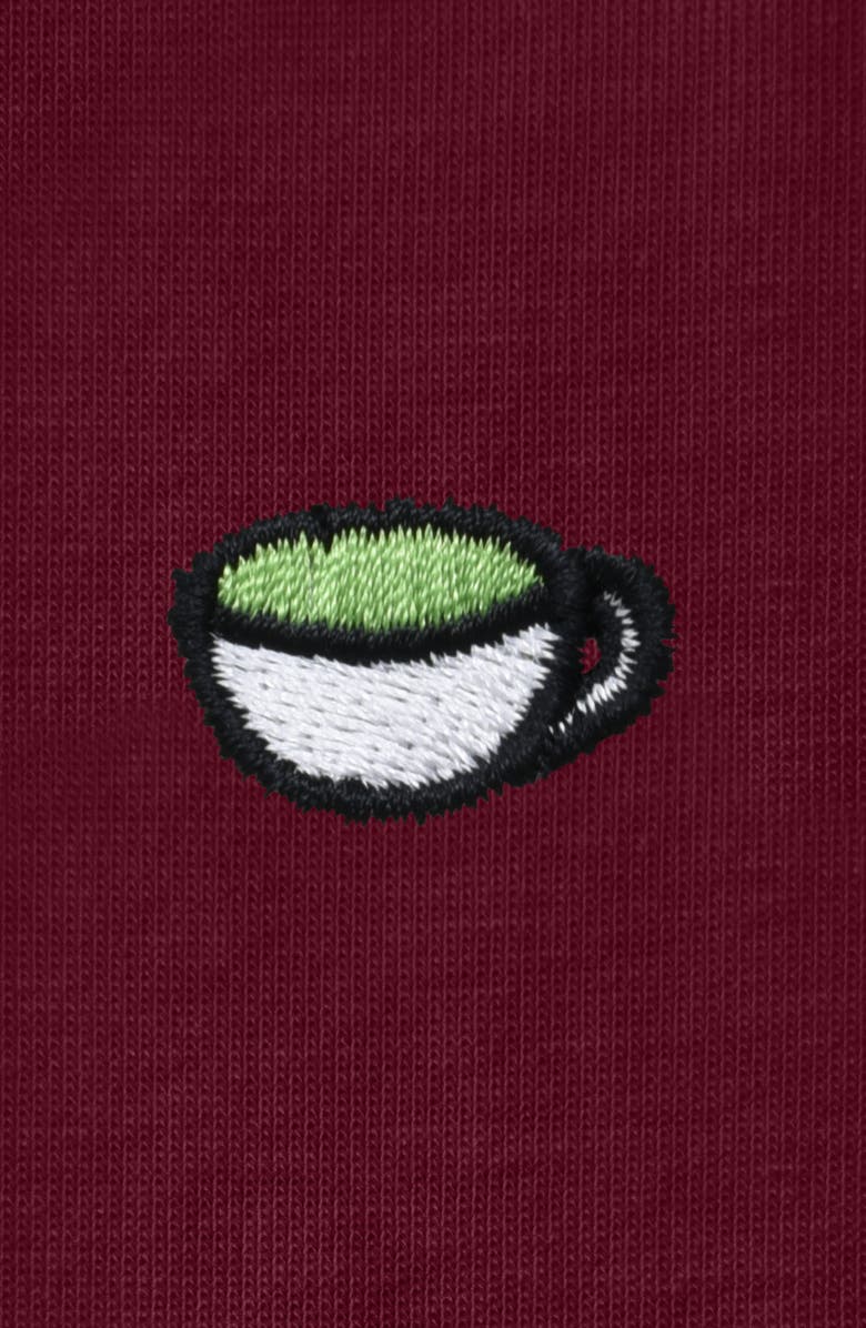 Dalix Womens Lil Matcha Jersey Tee, Alternate, color, Maroon