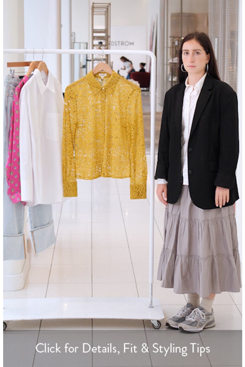 Maia Lace Button-Up Shirt video