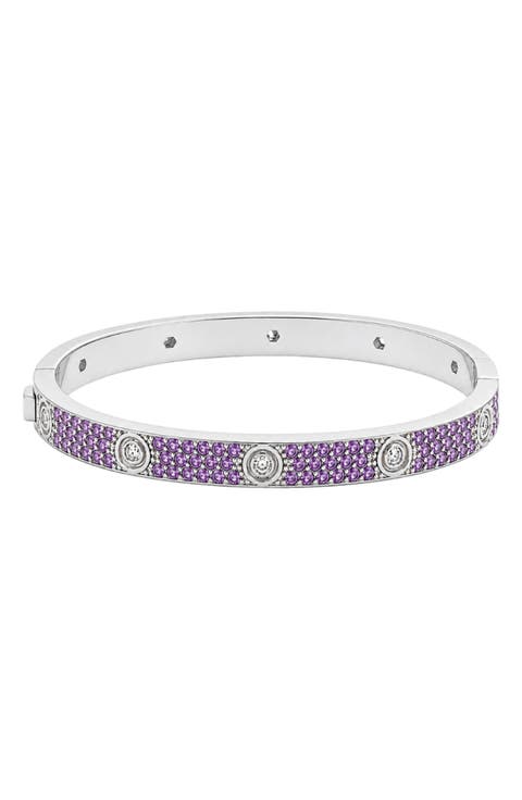 Lumire Amethyst CZ Bangle