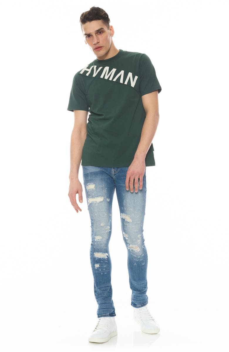 HVMAN Strat Super Skinny Jeans, Alternate, color, Prism