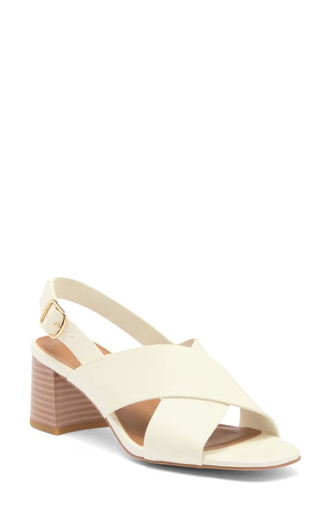 Lyon Block Heel Slingback Sandal (Women)