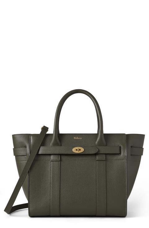 Small Zipped Bayswater Leather Satchel (Nordstrom Exclusive)