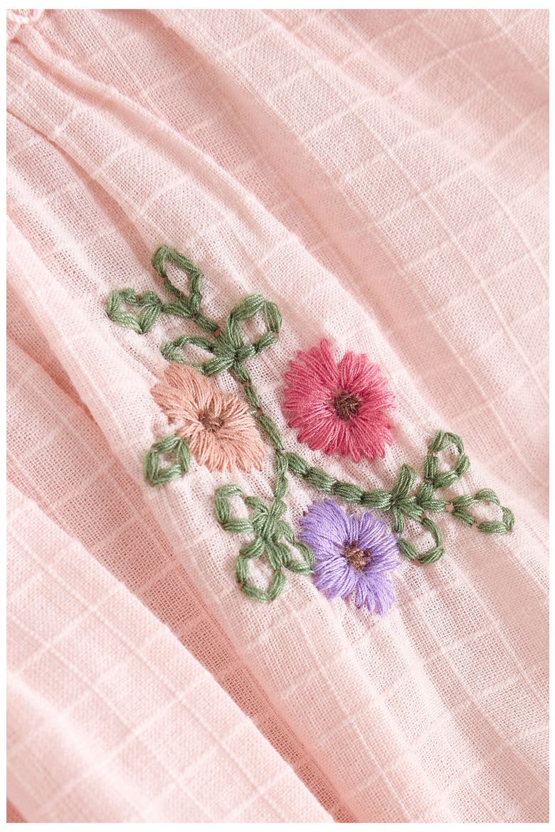 Floral Embroidered Bubble Dress & Bloomers Set, Alternate, color, PINK