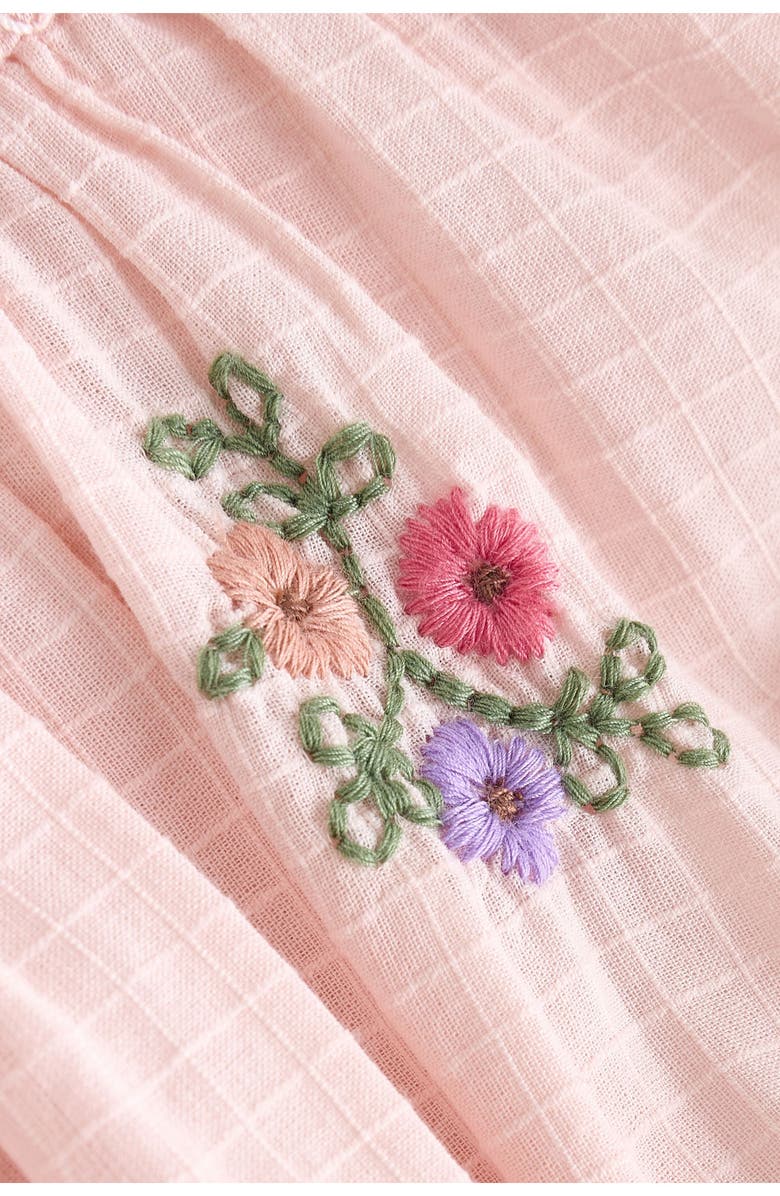 NEXT Floral Embroidered Bubble Dress & Bloomers Set, Alternate, color, Pink