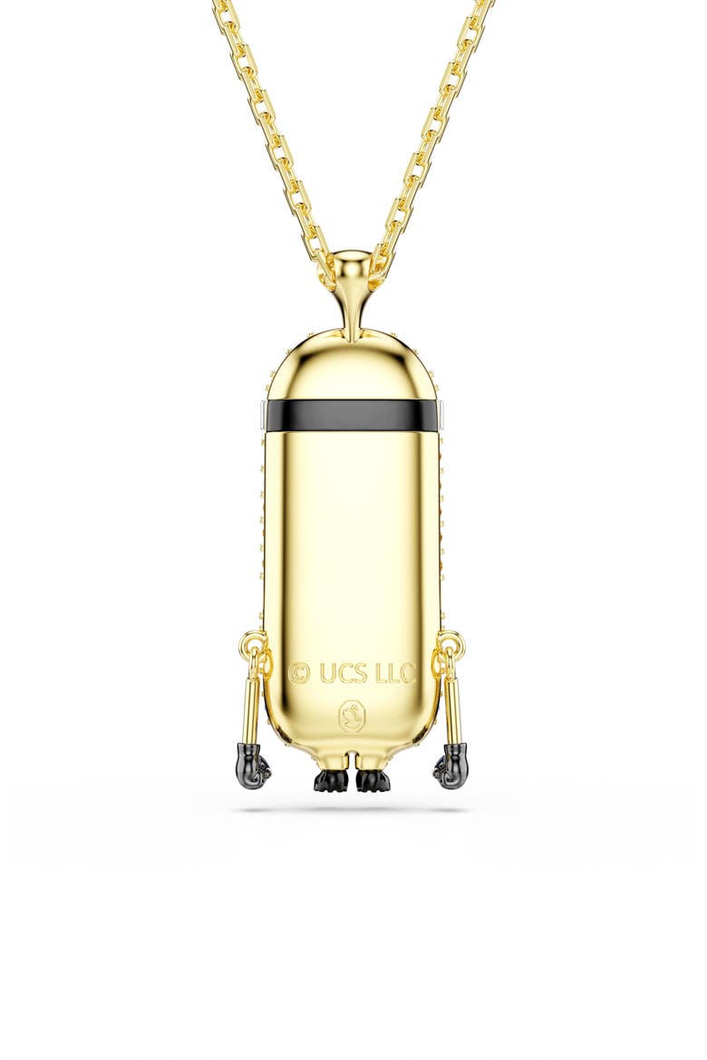 Minions® Kevin Crystal Pendant Necklace, Alternate, color, GOLD/ MULTI