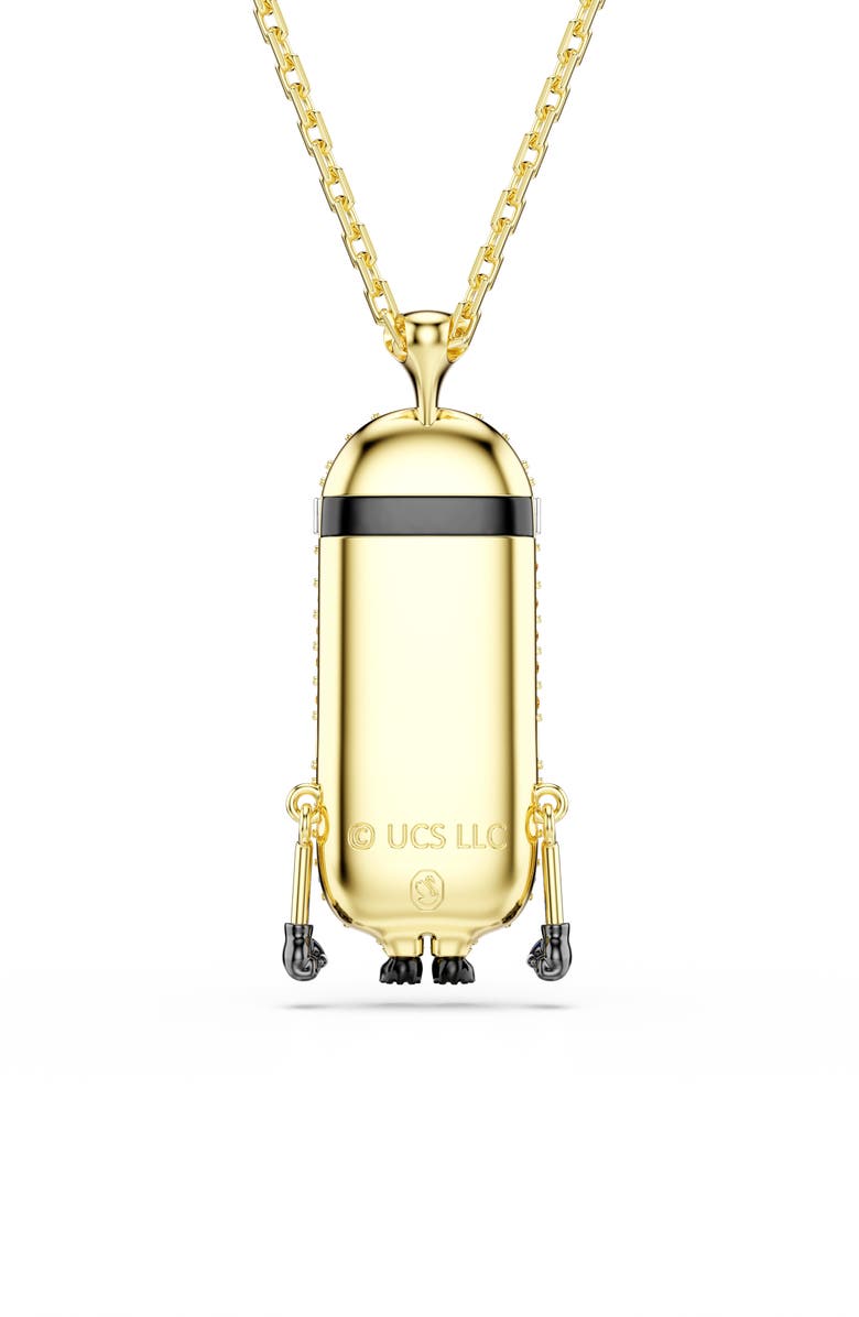Swarovski Minions<sup>®</sup> Kevin Crystal Pendant Necklace, Alternate, color, Gold/ Multi