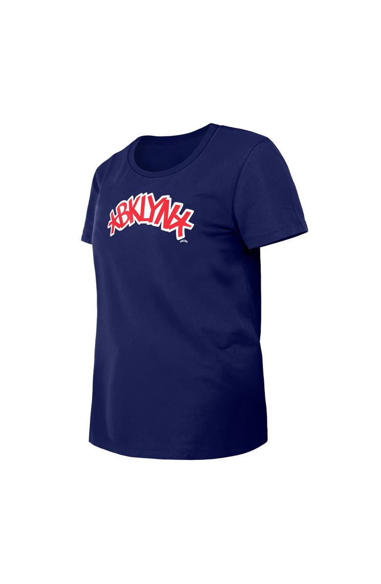 New Era Women's New Era Blue Brooklyn Nets 2023/24 City Edition T-Shirt, Alternate, color, 