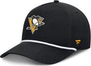 FANATICS Men's Fanatics Black Pittsburgh Penguins Authentic Pro Rink Roper A-Frame Adjustable Hat
