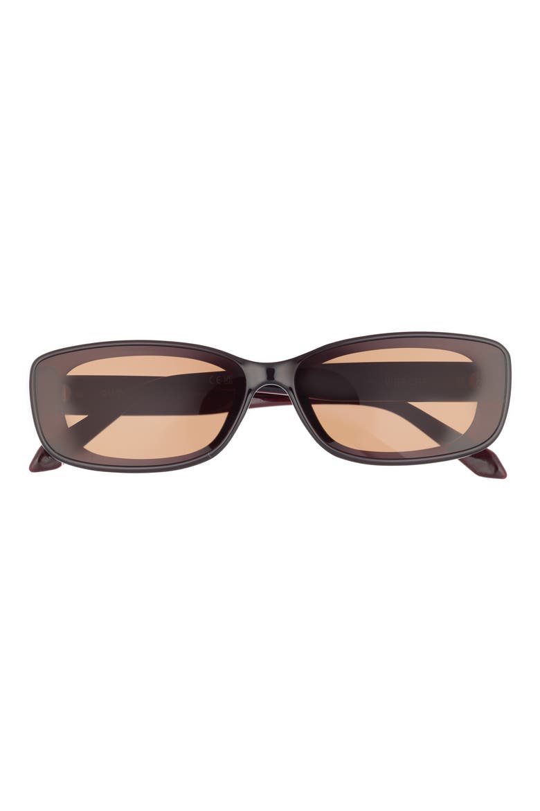 Vibe Check 62mm Small Square Sunglasses, Main, color, CHOCOLATE/ BROWN