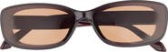 QUAY Vibe Check 62mm Small Square Sunglasses