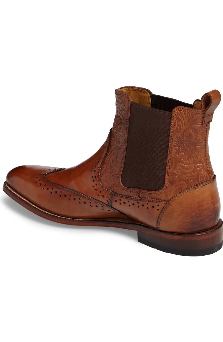 Stacy Adams Madison II Wingtip Chelsea Boot, Alternate, color,