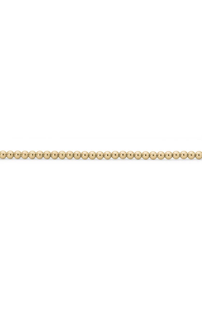 le gramme Men's 15G Polished 18K Gold Beaded Bracelet, Alternate, color, 