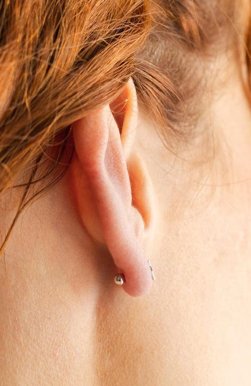 Made By Mary Live In Stud Earrings In Metallic