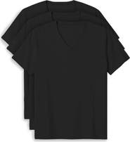 Tommy John 3-Pack Second Skin Modern Fit Stretch Modal V-Neck Undershirts