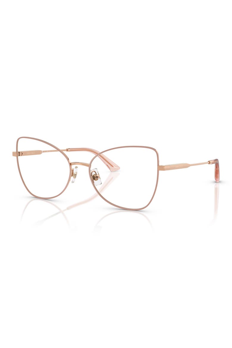 53MM JC2006 BUTTERFLY, Alternate, color, ROSE GOLD/ PINK / DEMO LENS