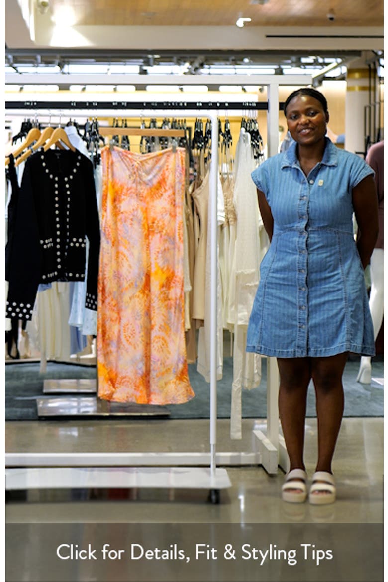 Gabrielle Floral Drawstring Maxi Skirt video