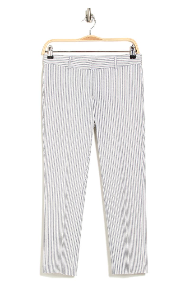 Amanda & Chelsea Chelsea Slim Straight Pants, Alternate, color, Blue/White